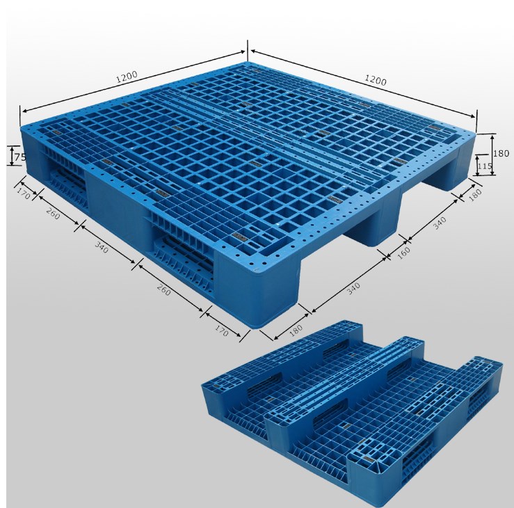 3Runners Open Deck Plastic Pallet Plastic Shipping Pallets
