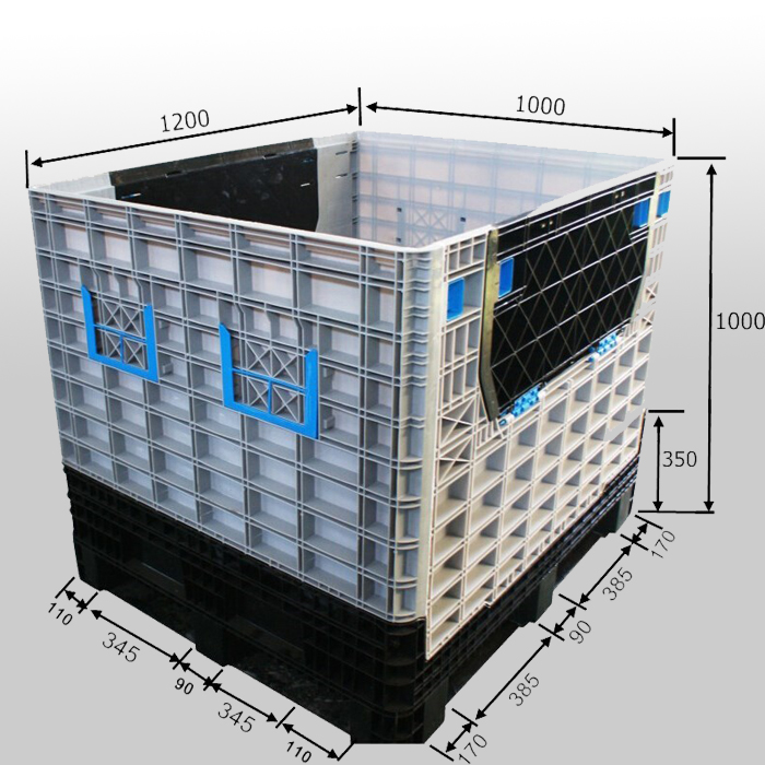 Foldable Pallet Container Pallet Storage Bins