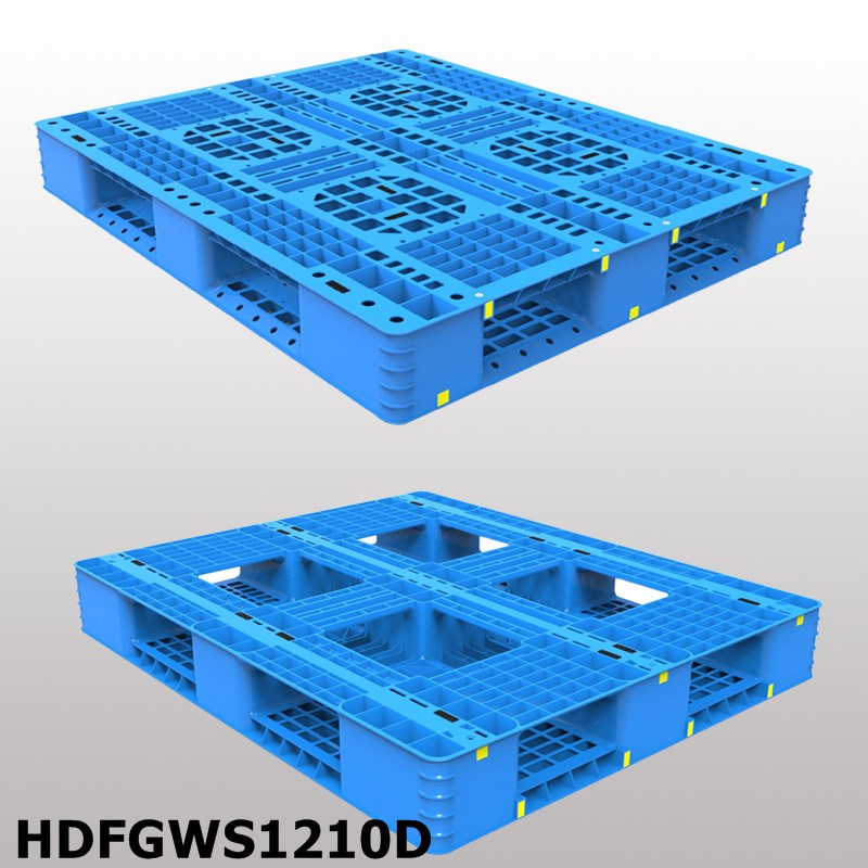 1200*1000*150 mm Stack-able plastic pallet with picture bottom and open deck