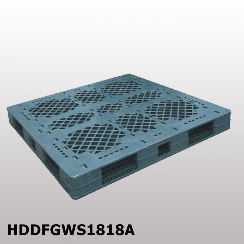 HDDFGWS1818A 1800*1800*154 mm plastic pallet with double-faced, open deck 
