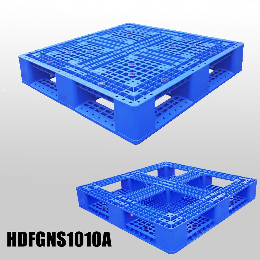 1000*1000*150 stackable plastic pallet with full perimeter bottom
