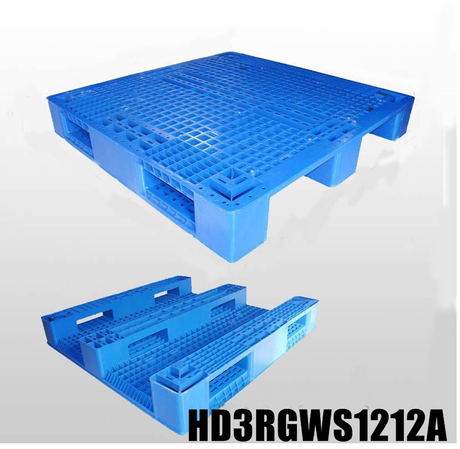 1200*1200 Three Runners Green Chemical Plastic Pallets 