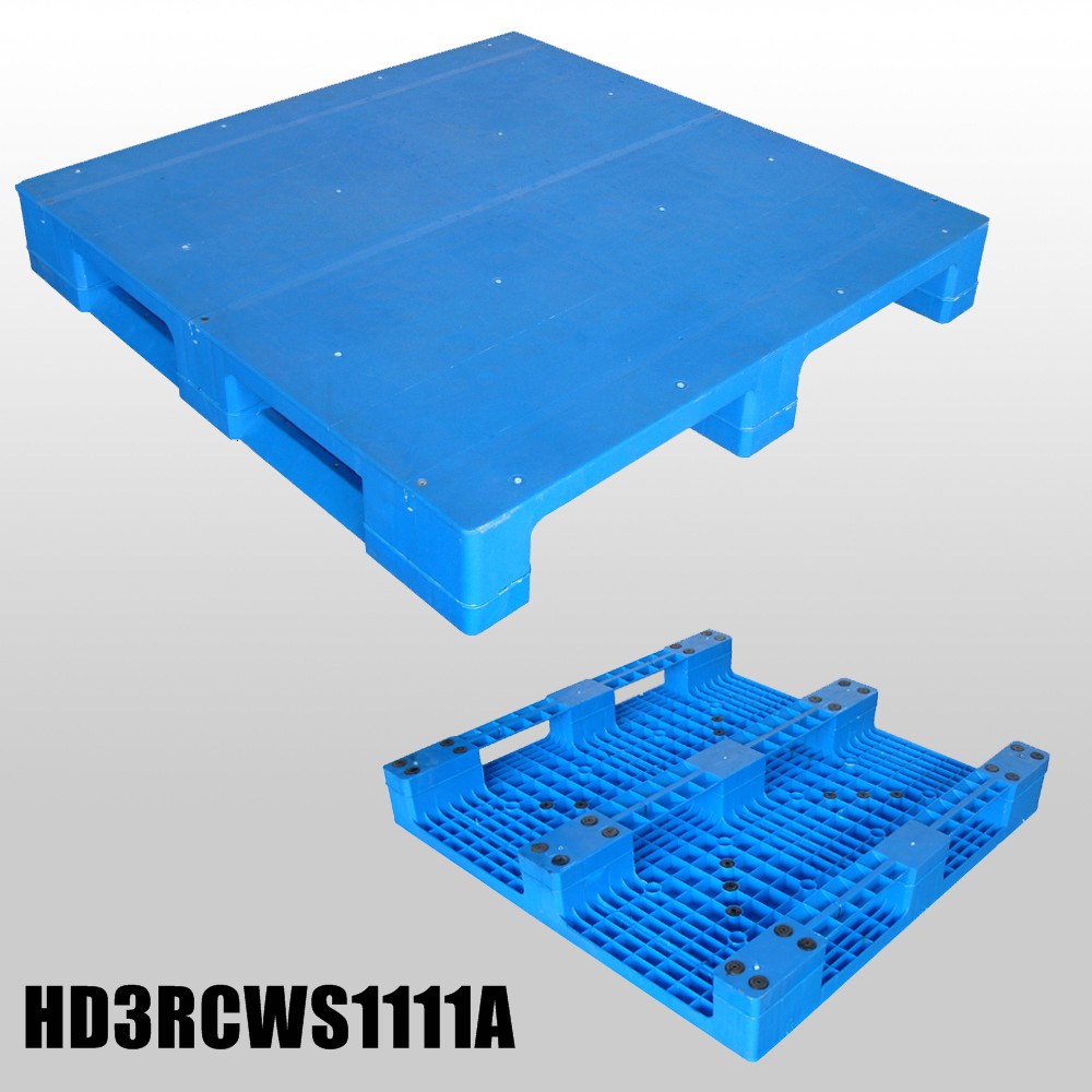Heavy Duty Plastic Pallets for Sale 3 Runners Closed Deck Plastic Pallet