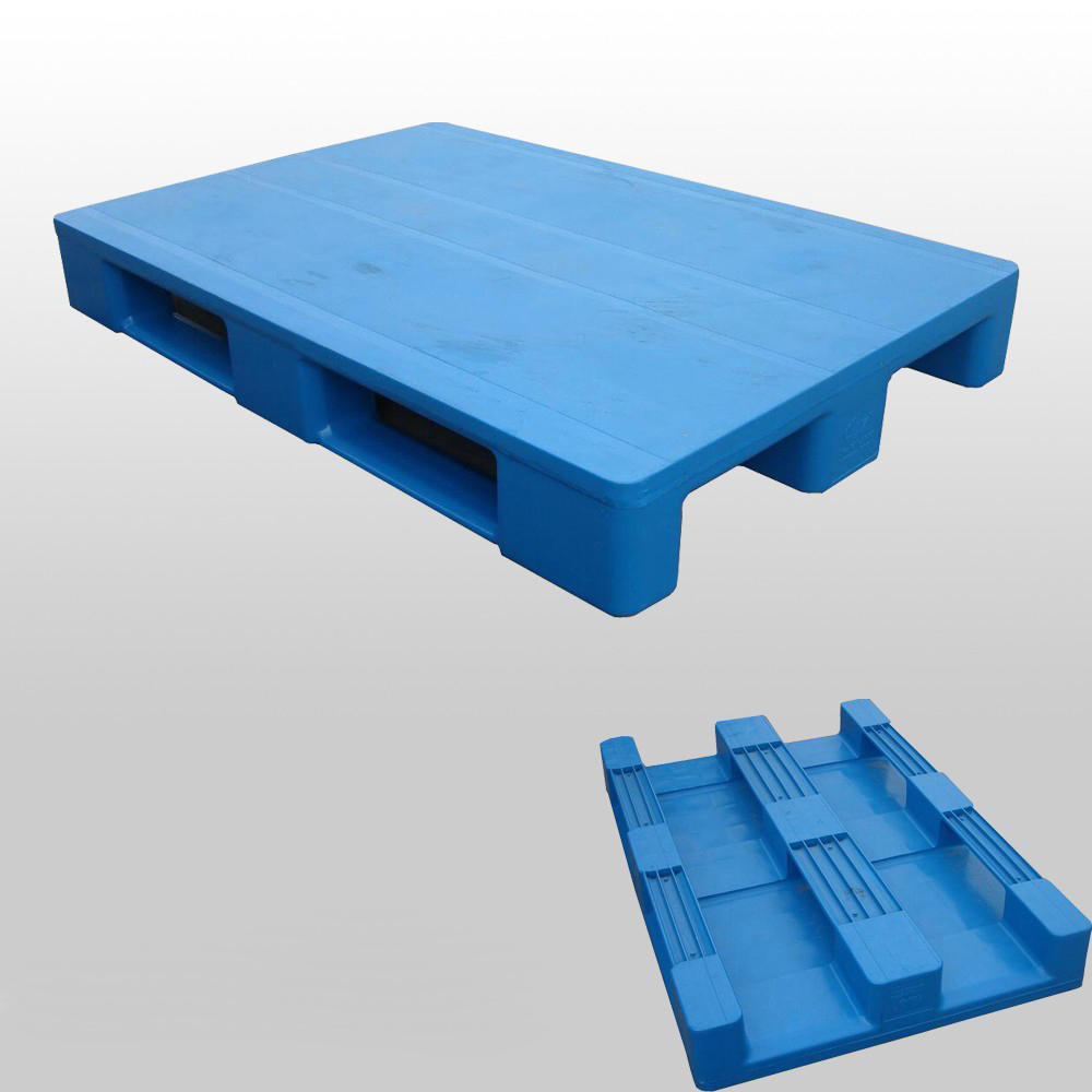 3 Runners Hdpe Closed Deck Export Plastic Pallet 