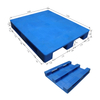 Steel Reinforced Plastic Pallets Wholesale Rackable Closed Type Flat Deck Plastic Pallet
