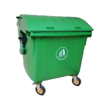 1200L Trash Bucket with Wheels And Lid