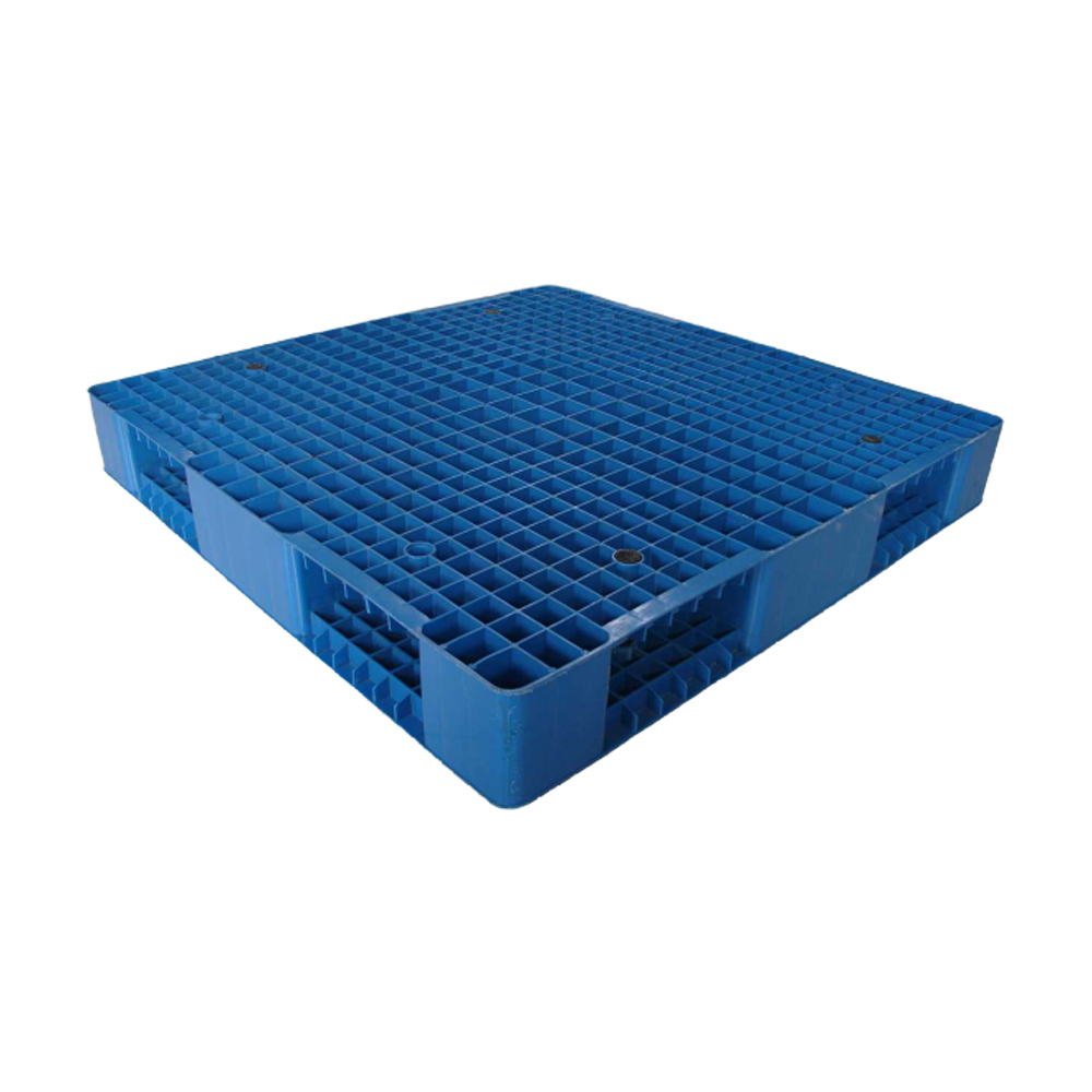 6runners Full Perimeter Stackable Blue Plastic Chep Pallets