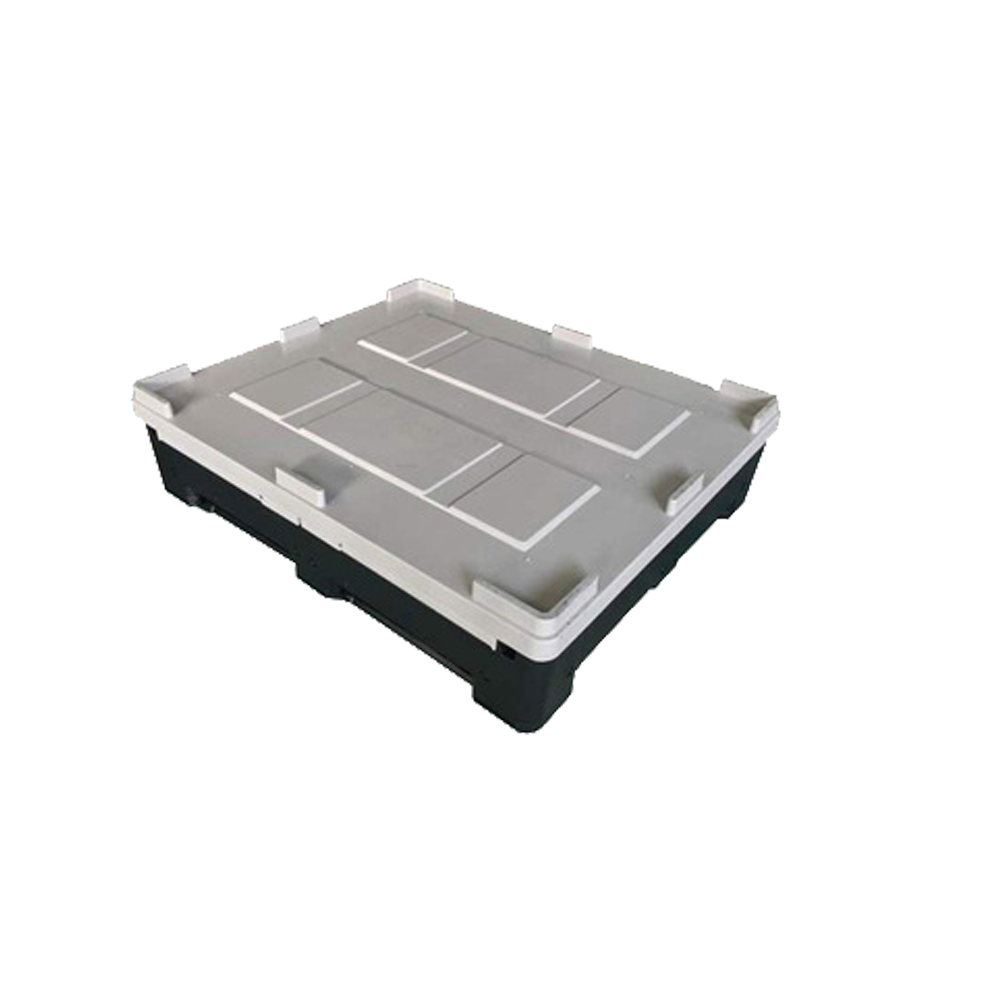 HDPE Warehouse Logistic Plastic Pallet Box Container with ISO