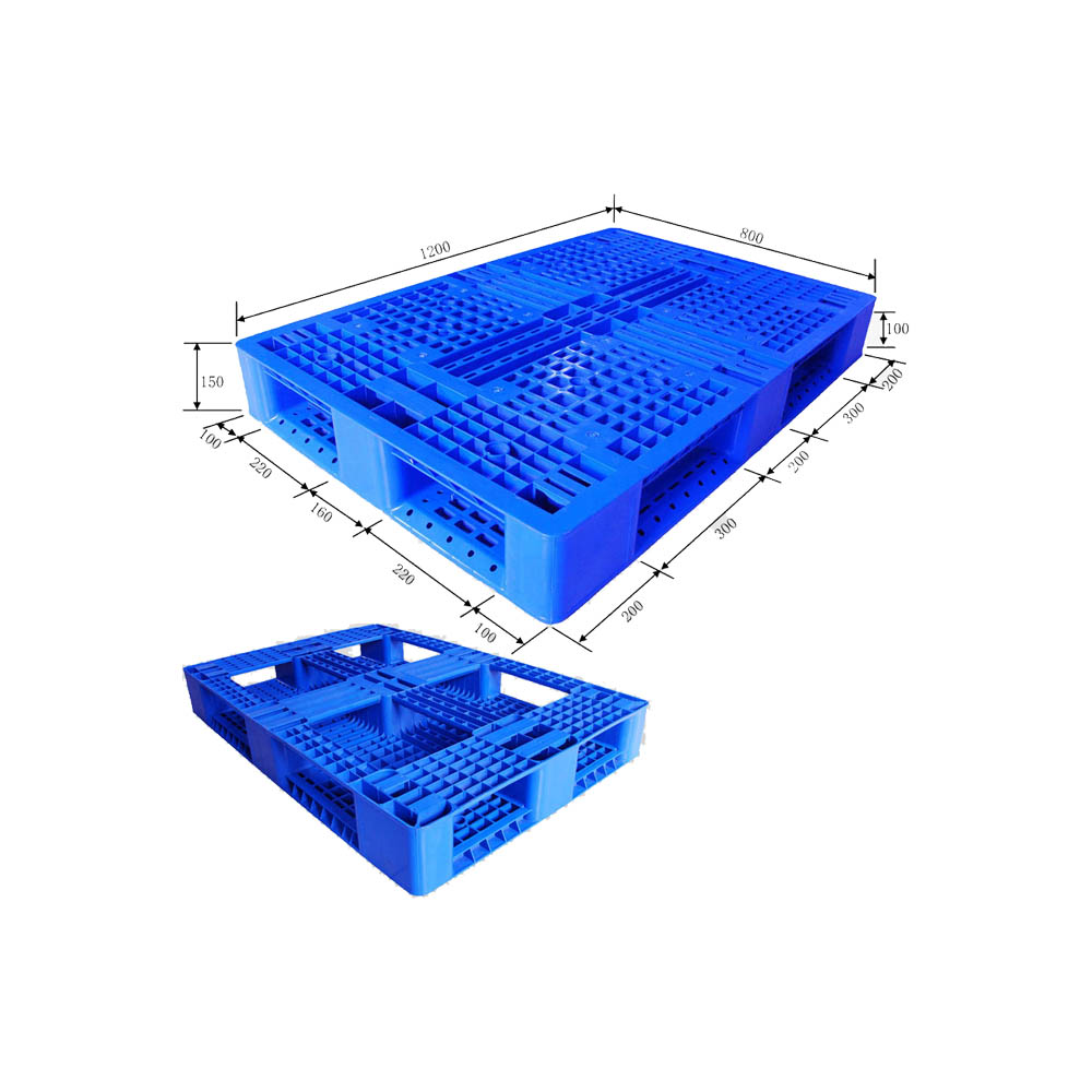 Four Way Entry Stacking And Racking Plastic Pallet