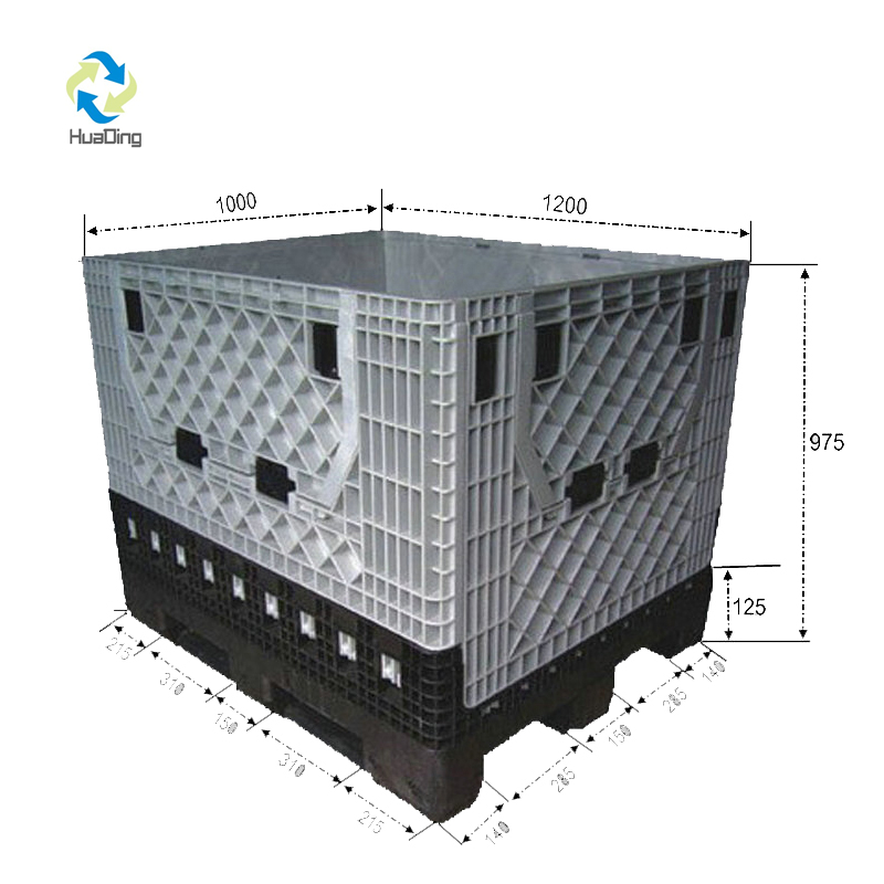 Plastic Pallet Foldable Containers for Packaging