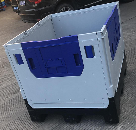 Solid Foldable Large Plastic Pallet Containers for Packaging