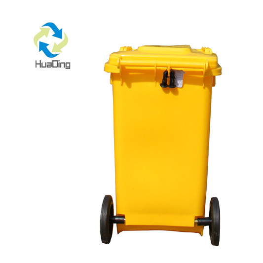 Plastic Dustbin Garbage Can with Wheels 