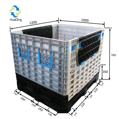 Bulk Plastic Storage Containers Plastic Box for Warehouse Storage