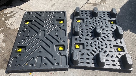 Reusable Solid Plastic Pallet Sleeve Moving and Storage Boxes