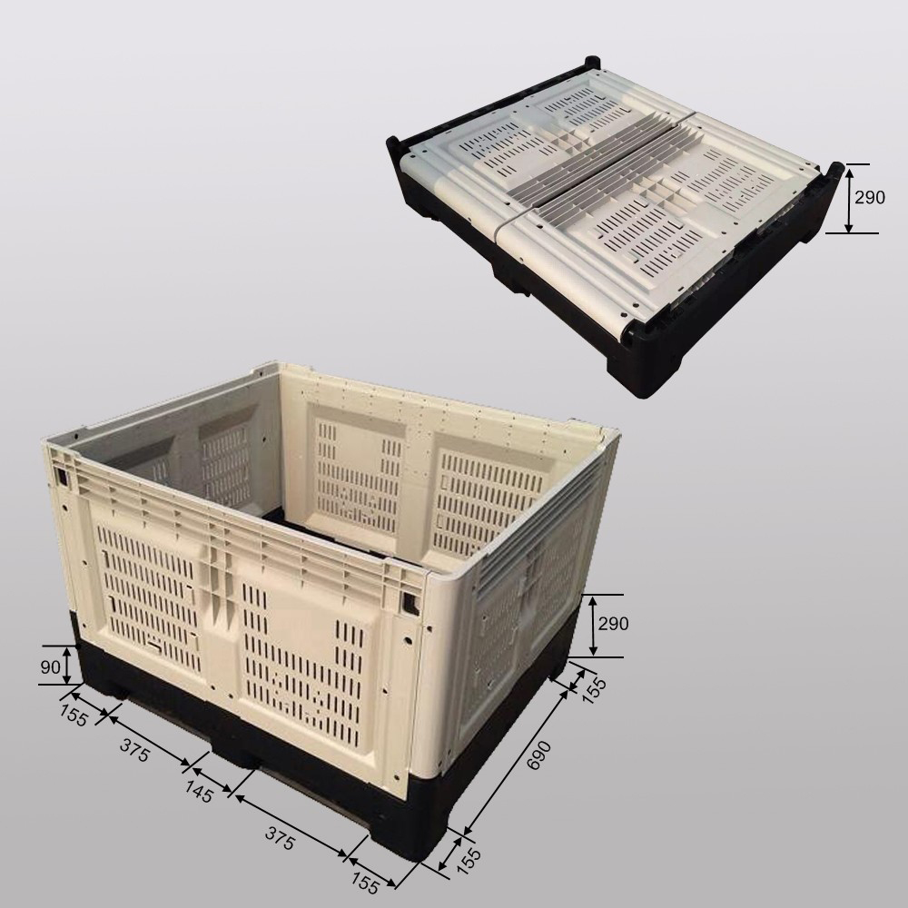Foldable Pallet Container Plastic Totes Wholesale