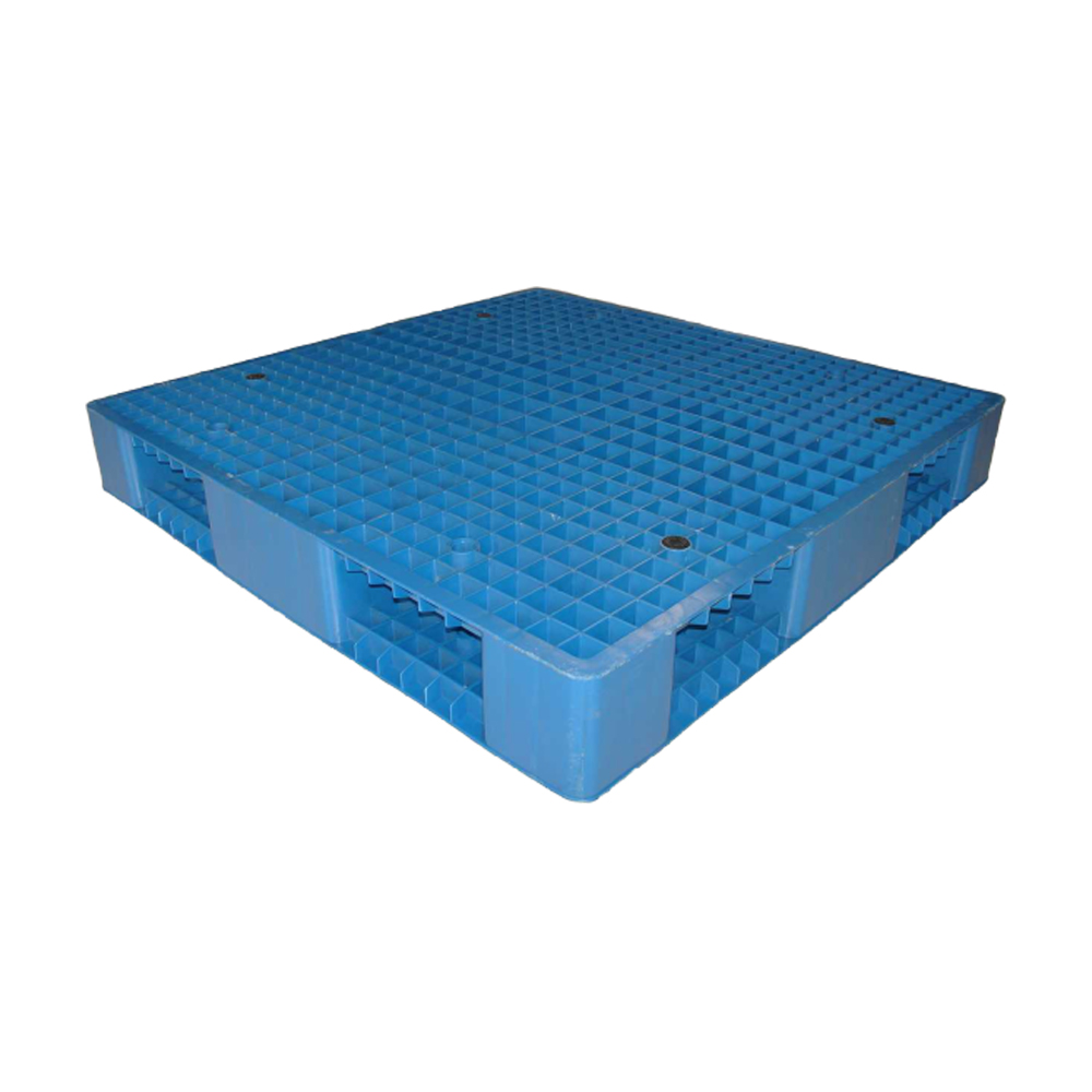 6runners Full Perimeter Stackable Blue Plastic Chep Pallets