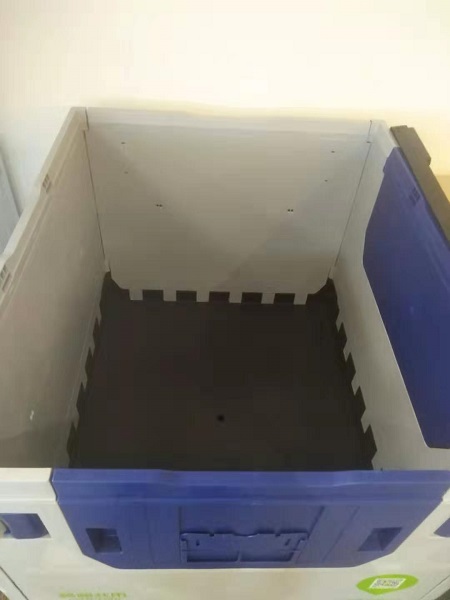 Solid Stackable Foldable Plastic Pallet Container for Storage
