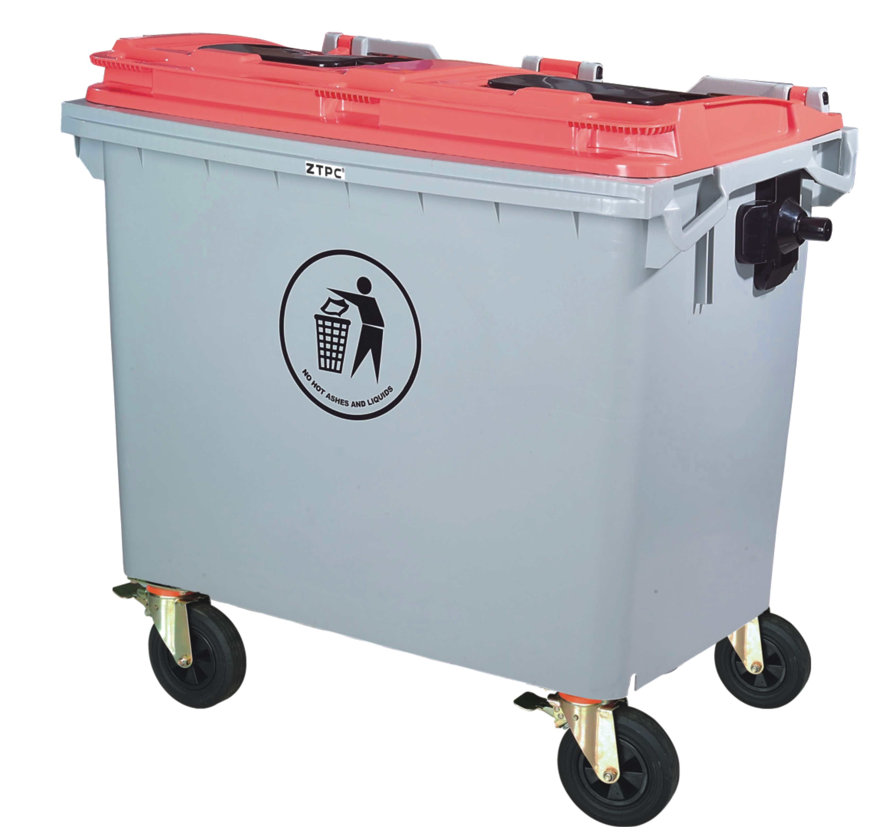 Large Plastic Garbage Can