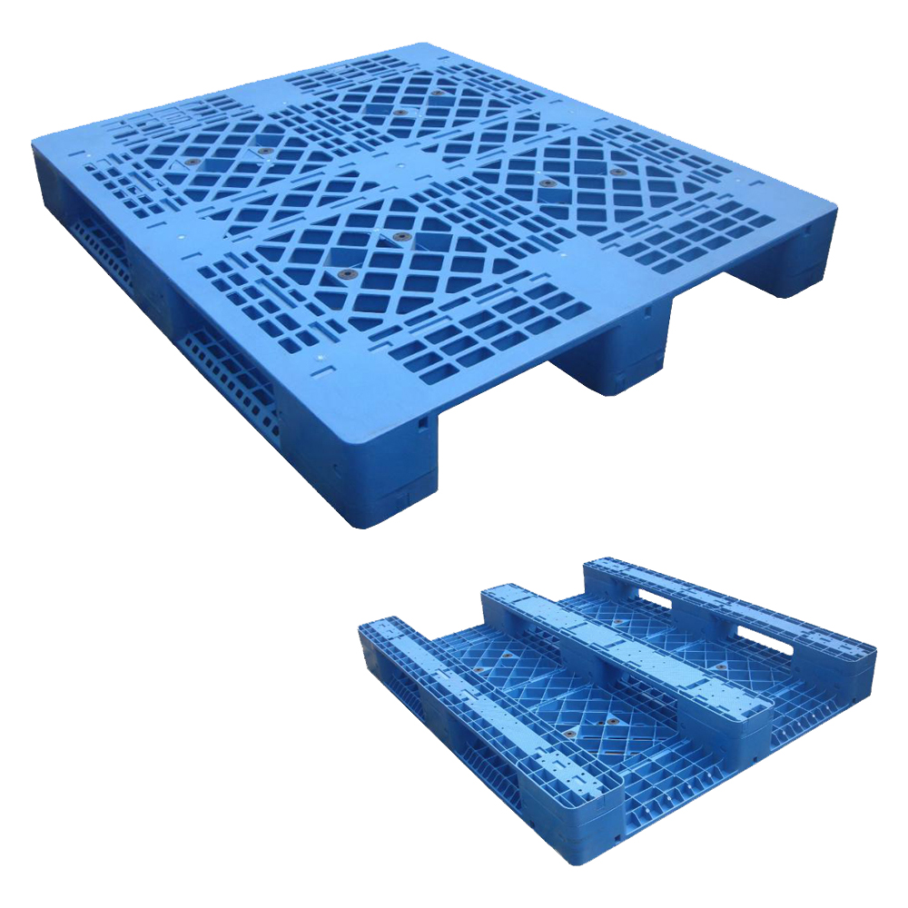 3 Runners Open Decks Plastic Pallet in Food Medicine