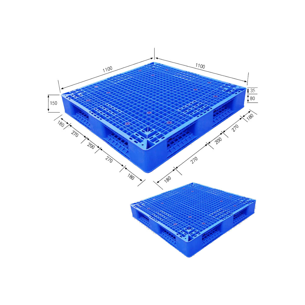 Single Use Plastic Pallet for Warehouse Storage