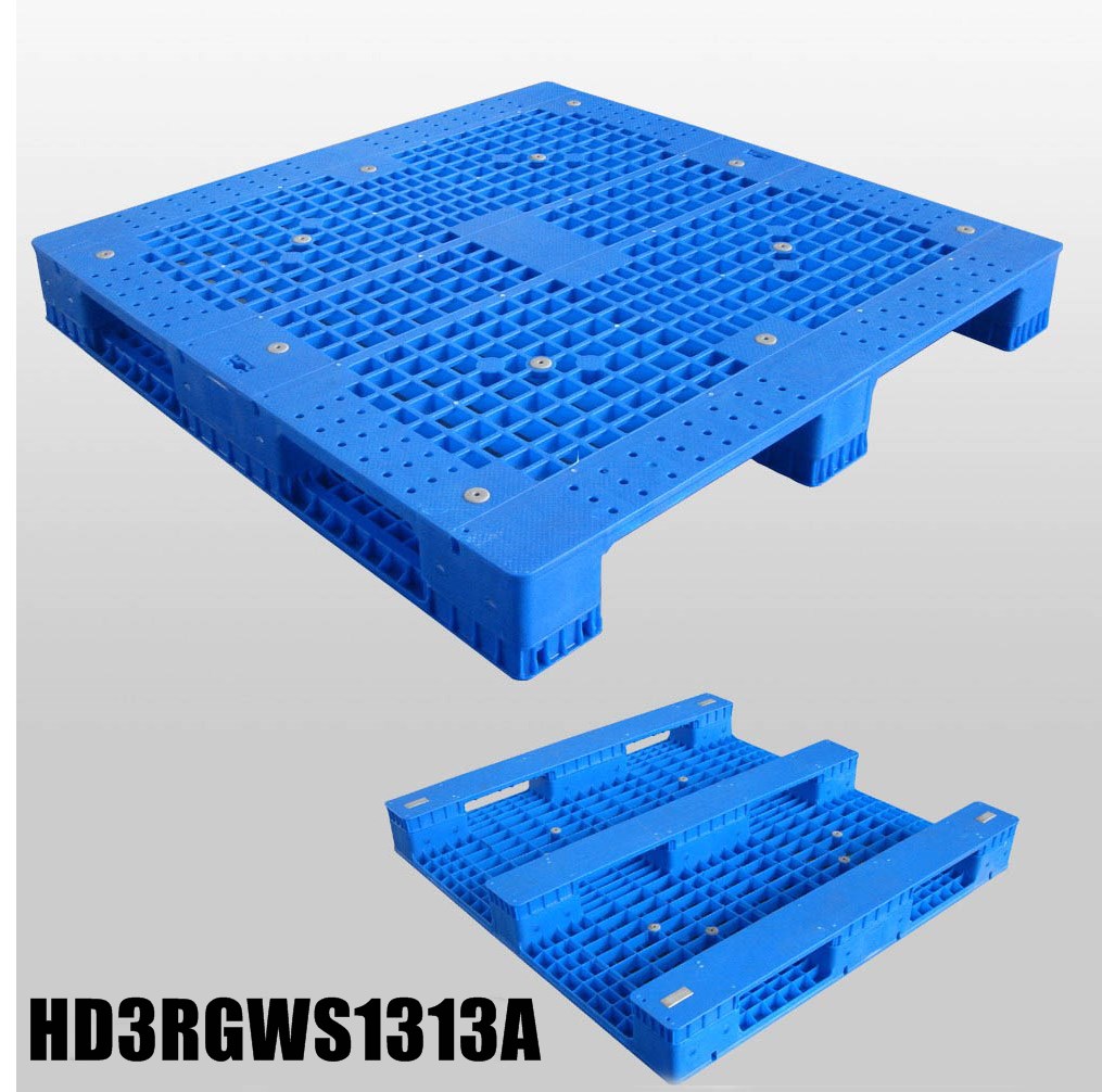 3Runners Open Deck Plastic Pallet Large Foldable Storage Box