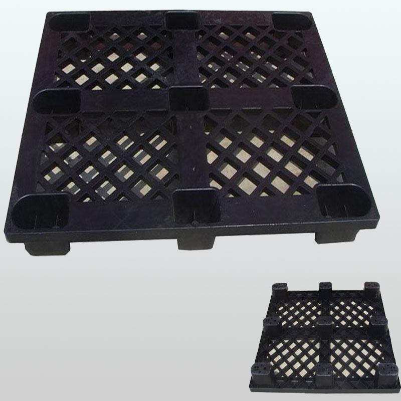 plastic pallet with 9 feet,Grid
